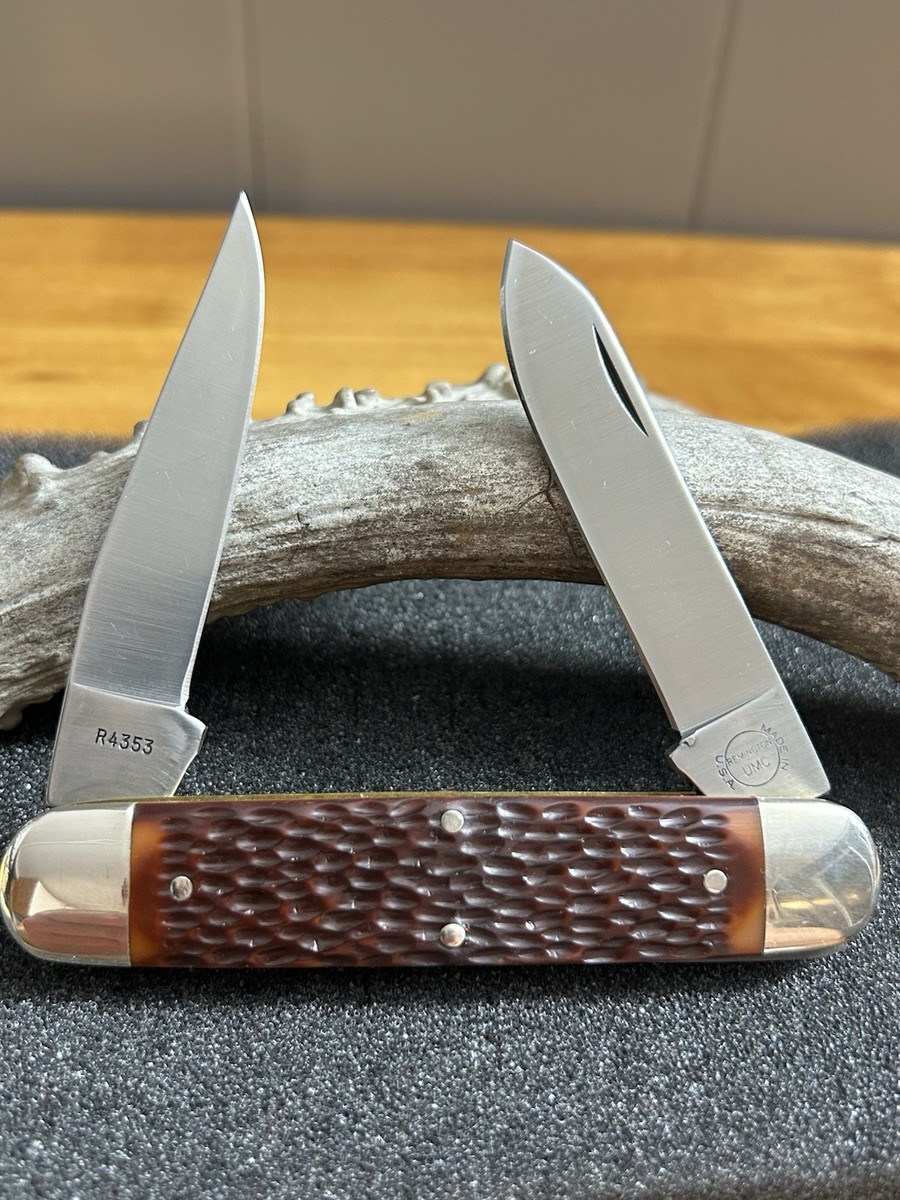 1985 Remington R4353 Woodsman Silver Bullet Knife Made In USA