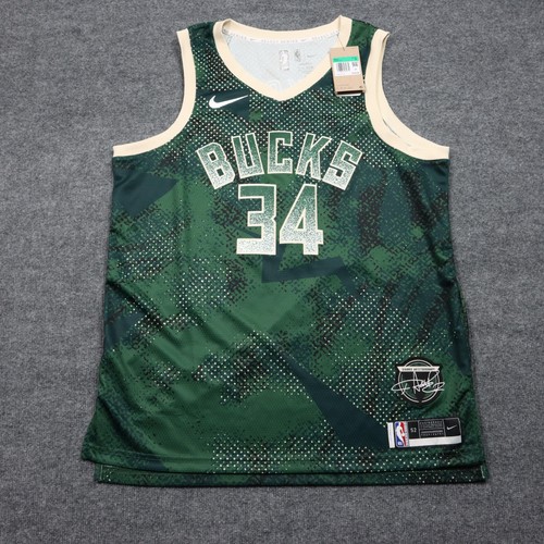 Milwaukee Bucks Giannis Antetokounmpo Jersey Men's XL Nike 2025/26 Select Series