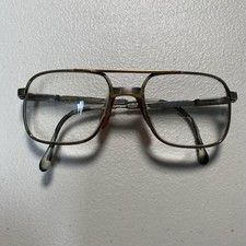 Vintage Luxottica Director KLIXX2 NaturalGep 140mm Italy Eyeglasses FRAMES ONLY