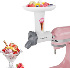 Dairy-Free Ice Cream Maker Attachment for Kitchenaid Stand Mixer, Natural Fruit