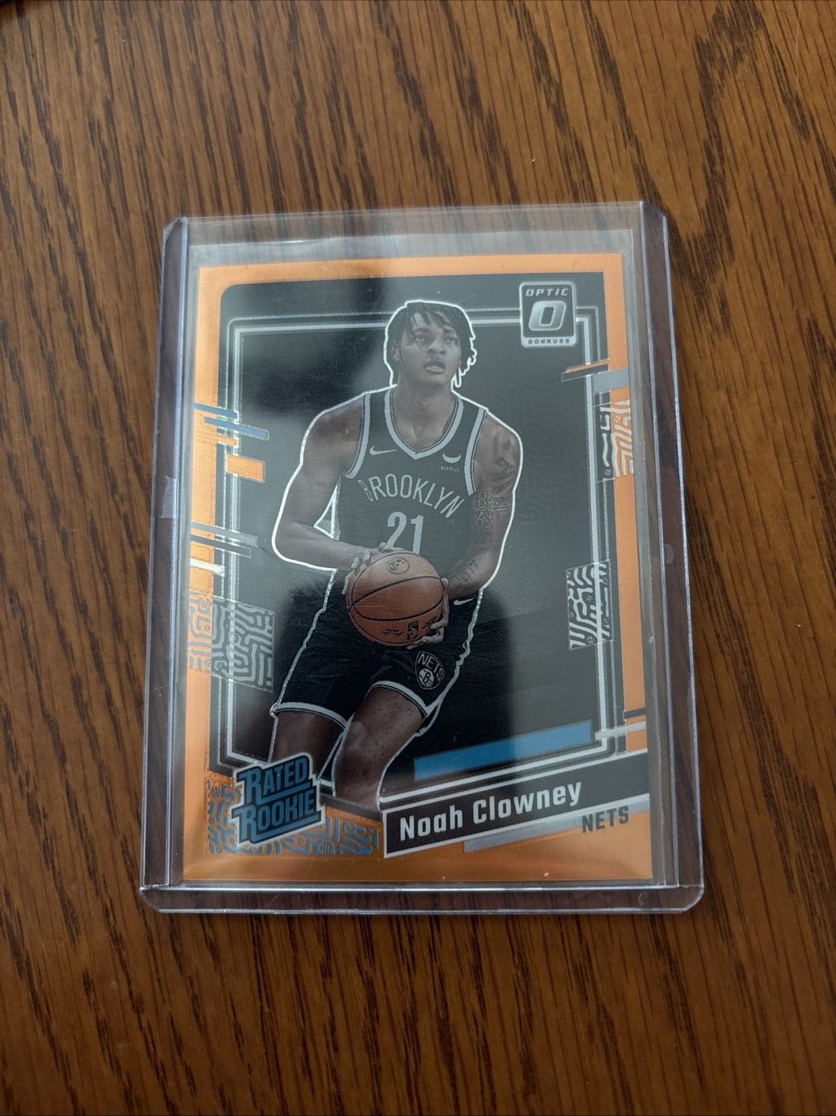 2023-24 Panini Donruss Optic - Rated Rookie Noah Clowney #205 Orange Prizm /199