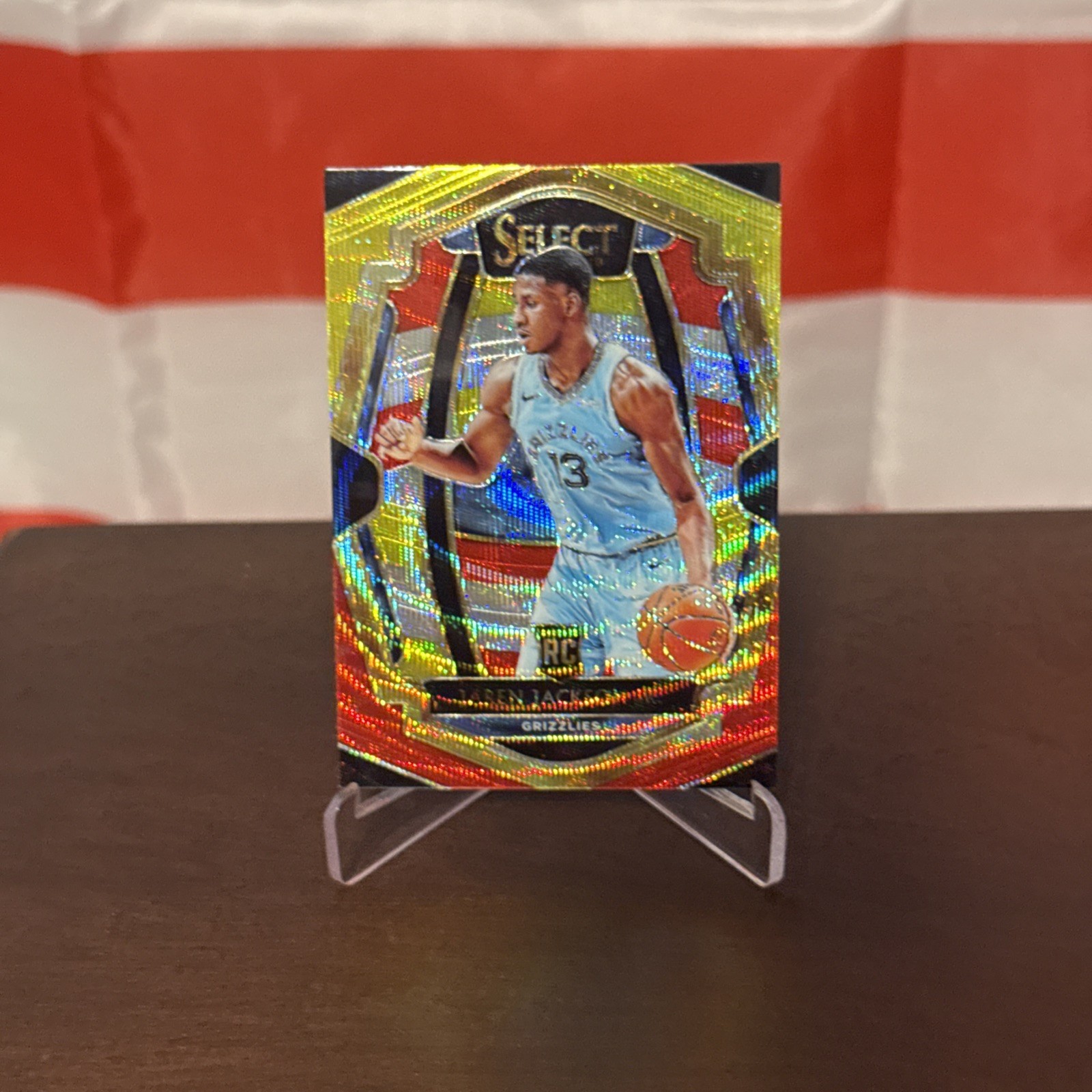 2018-19 Panini Select Premier Level Jaren Jackson Jr. #132 Tri-Color Prizm (RC)