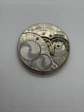 Elgin Watch Company 12s 15 Jewel Antique Pocket Watch Movement Good Balance 786