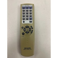 Genuine Aiwa RC-ZAT04 OEM Audio System, Original Remote Control No Battery Cover