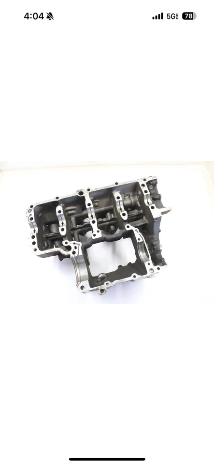 2006 YAMAHA YZF R1 OEM LOWER ENGINE BOTTOM CRANKCASE CRANK CASES MOTOR BLOCK - Image 2 of 4