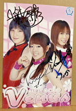 Hikaru Shida Miyako Matsumoto Tsukasa Fujimoto Autograph 2010 Ice Ribbon Photo