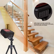 Laser Level,Cross Line Laser, 33ft/10m Red Laser for Indoor Windows, Doors etc.;