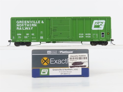 #ad HO Scale ExactRail Platinum EP 80914 2 GRN Greenville amp; Northern Box Car #8062 $31.95