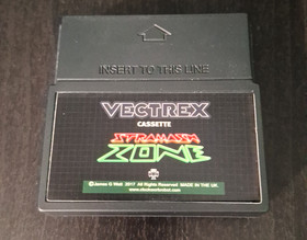 Vectrex STRAMASH ZONE # 016 homebrew (BATTLEZONE) clockworkrobot Very Rare