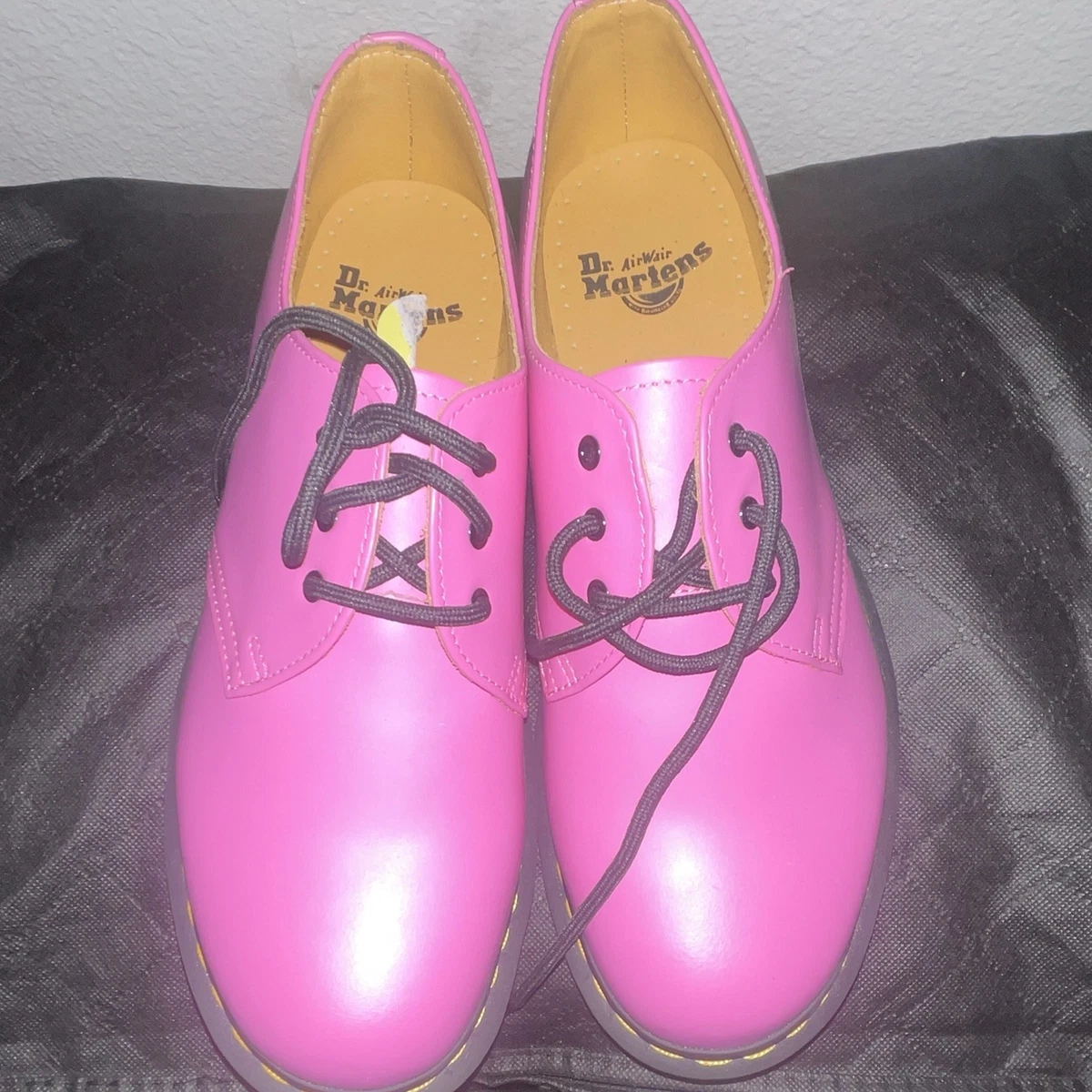 Dr. Martens 10084 AW004 Patent Leather Oxford Shoes Pink, Lace-Up, UK 8/US 10 Dr. Martens 10084 AW004 Patent Leather Oxford | Mercari main image 4