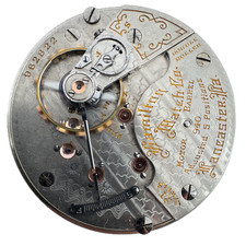 Antique 18s 1912 Hamilton 21 Jewel Railroad Pocket Watch Movement 940 USA