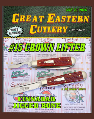 GEC, Tidioute Cutlery 152226 CL jack knife. Crown Lifter! Cinnabar Jig Bone