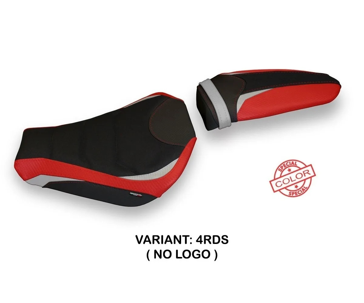 Seat saddle cover Savar SColor Ugrip Red-Silver TPZ MV AGUSTA F3 2012 2022 sA