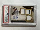 🔥AARON JUDGE 2017 RC Topps Triple Threads ONYX💥27/35 PSA 8, Auto 10 2/stripes