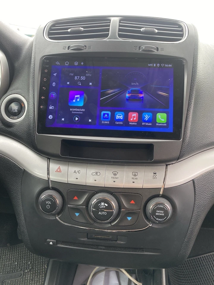 Autoradio Per Fiat Freemont 2011-2020 Android Auto WIFI CarPlay Wireless Navi - Immagine 3 di 4