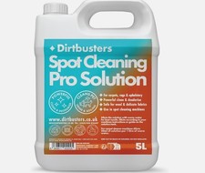 Dirtbusters Spot Cleaning Pro Solution Shampoo Wool Safe for Carpets & Fabric 5L 2.60 per litre