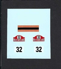 CORGI JUNIORS 63a FORD ESCORT MONTE CARLO RALLY TRANSFERS/DECALS