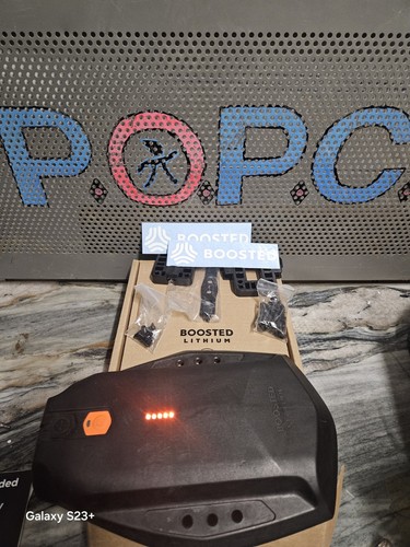 Boosted Board Standard Range Battery B2SR, Stickers, Risers, & H/W