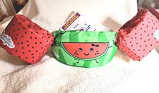 Jersey charco de natación Stearns para niños N rojo/verde sandía 30-50 libras NUEVO CON etiquetas