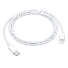 Apple 1 m USB-C to Lightning Cable: Lightning to USB-C or Thunderbolt 3