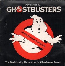 Ray Parker Junior Ghostbusters 7" vinyl UK Arista 1984 7" in limited edition pop