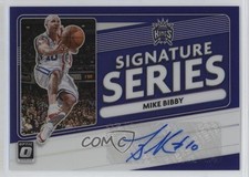 2020-21 Panini Donruss Optic Signature Series Purple Prizm Mike Bibby Auto 8mm