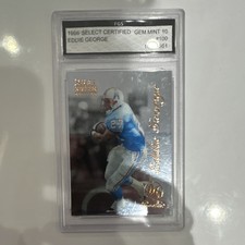 Select 1996 Certified Edition Eddie George #100 GEM 10 Graded Oilers NFL
