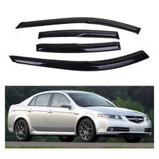 Mugen Style Window Visor For Acura TL 2004-2008 Sedan Vent Rain Guards Deflector