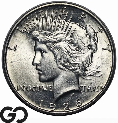 1926-D Peace Dollar, Lustrous Solid Gem BU++