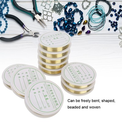 Jewelry Copper Wire DIY Bracelet Necklace Jewelry Making Beading Wrapping Wi DON