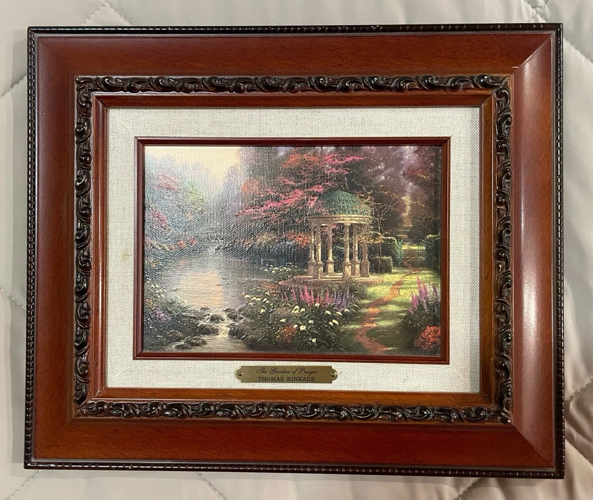 Thomas Kinkade Garden Of Prayer In other Thomas Kinkade