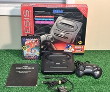 Sega Genesis Model 2 MK-1631 Console Complete In Box Sonic 2 System Tested