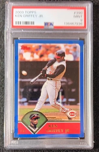 2003 Topps #390 Ken Griffey Jr. MINT PSA 9 Cincinnati Reds