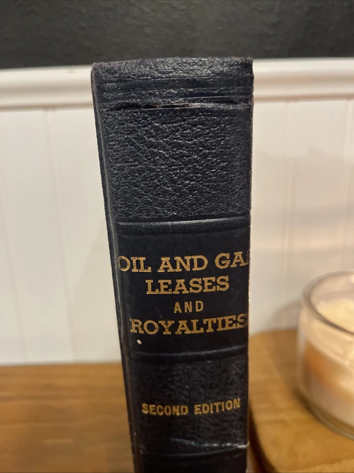 Oil and Gas Leases and Royalties 2nd Edition by Glassmire 1947 + 1953 Supplement Foto 3 de 4