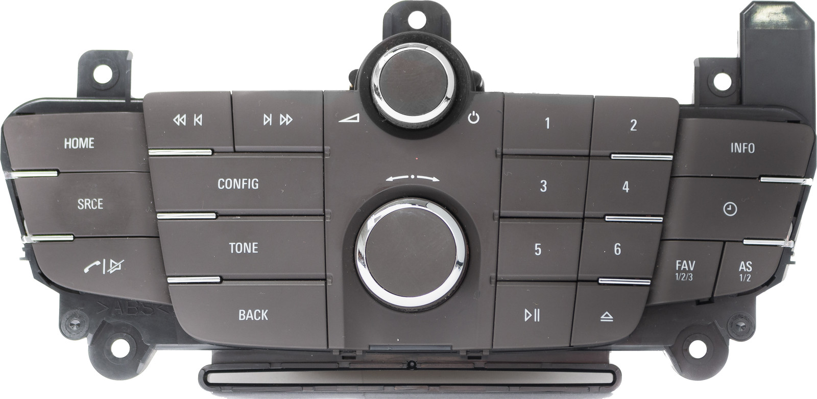 2012-2013 Buick Regal Radio Audio Control Panel Cocoa Brown Part Number 22780372