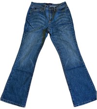 Jeanstar Women's Dark Wash Jeans, Size 8 Embroidered Pockets Bootcut