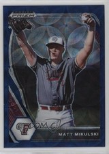 2021 Panini Prizm Draft Picks Navy Blue Kaleidoscope 10/15 Matt Mikulski nd3