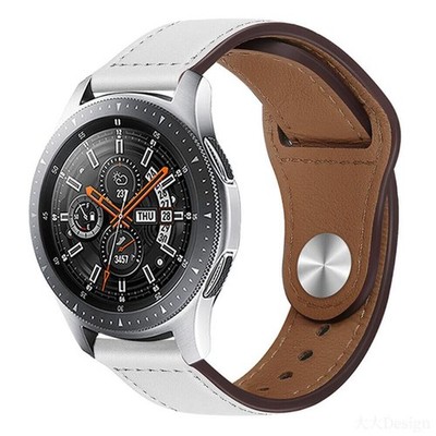 Leather Band Strap For Samsung Galaxy Watch 6 5 4 3 Active2 40/44/42/46/43/47mm