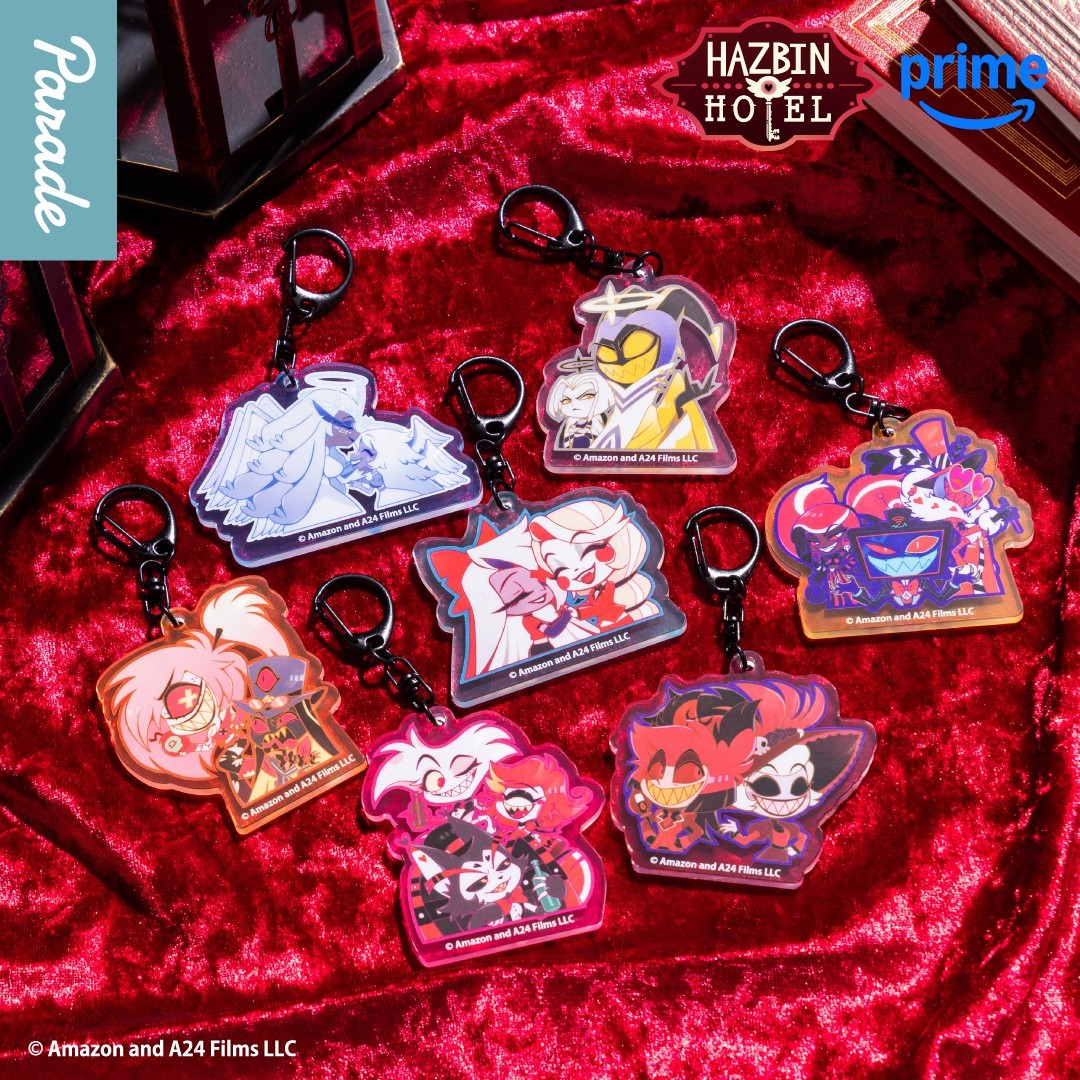 Hazbin Hotel Gacha Gacha Acrylic Key Chain Vox Alastar Limited