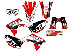 2021-2024 CRF 450 RL 13 FLY Red Senge Graphics Kit Compatible with Honda