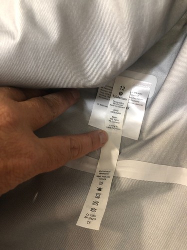 NWT Lululemon The Rain is Calling Jacket II Size 12 WHT White - Picture 5 of 5