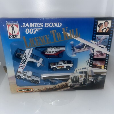 Matchbox James Bond 007 “License To Kill” Diecast Toy Vehicle Box