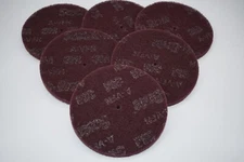 3M Scotch-Brite 6" x 1/4" A VFN 00666 High Strength Disc Lot of 6
