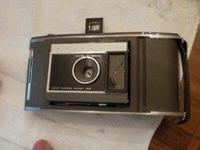 OLD VTG POLAROID ELECTRIC EYE LAND CAMERA w/ CASE  MANUAL MODEL J66