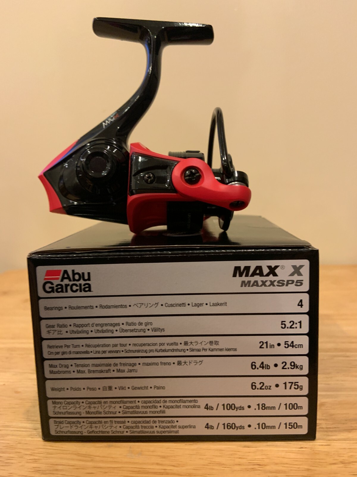 ABU GARCIA MAX X MAXXSP5 SPINNING REEL