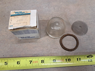 NOS WIS-Con Total Power LQ32 Sediment Glass Bowl Fuel Kit 90114