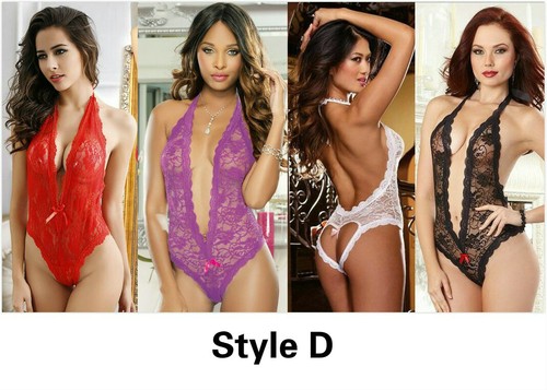Size S-XL Women Lady Sexy Lingerie Lace Dress G-string Babydoll Sleepwear - Picture 7 of 23