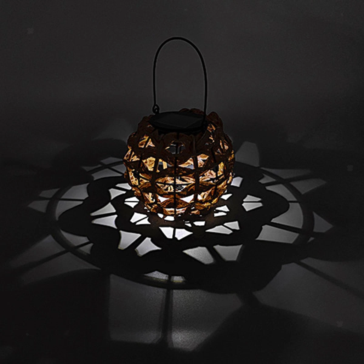 Rustic solar sale lantern