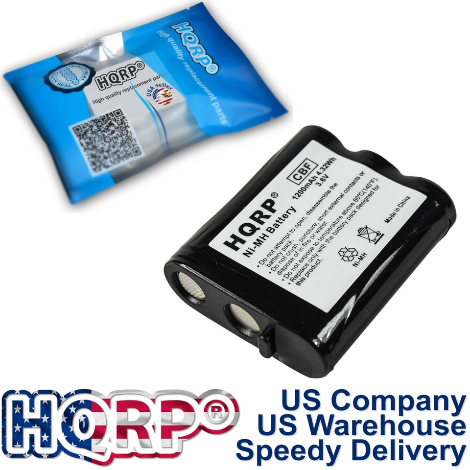 Baterías de teléfono 10 piezas para teléfono inalámbrico serie Panasonic HHR-P402 HHR-P402A Foto 2 de 4