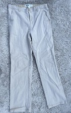 Old Navy Boy's size 18 Straight Light Khaki Pants w/ Built in Flex